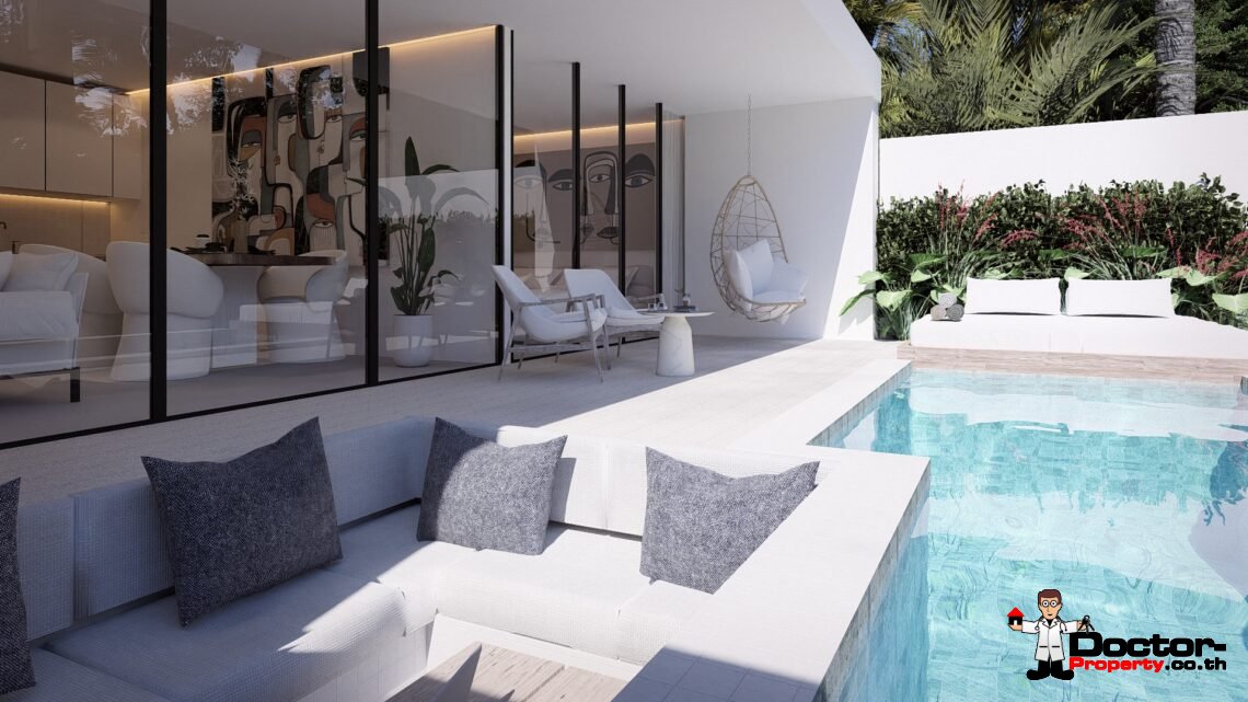 Modern 1 Bedroom Pool Villa in Chaweng, Koh Samui – For Sale